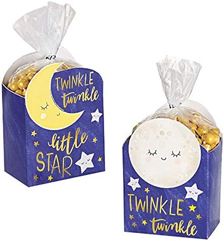 Baby Shower 'Twinkle Twinkle Little Star' Favor Boxes w/Bags (8ct ea.)