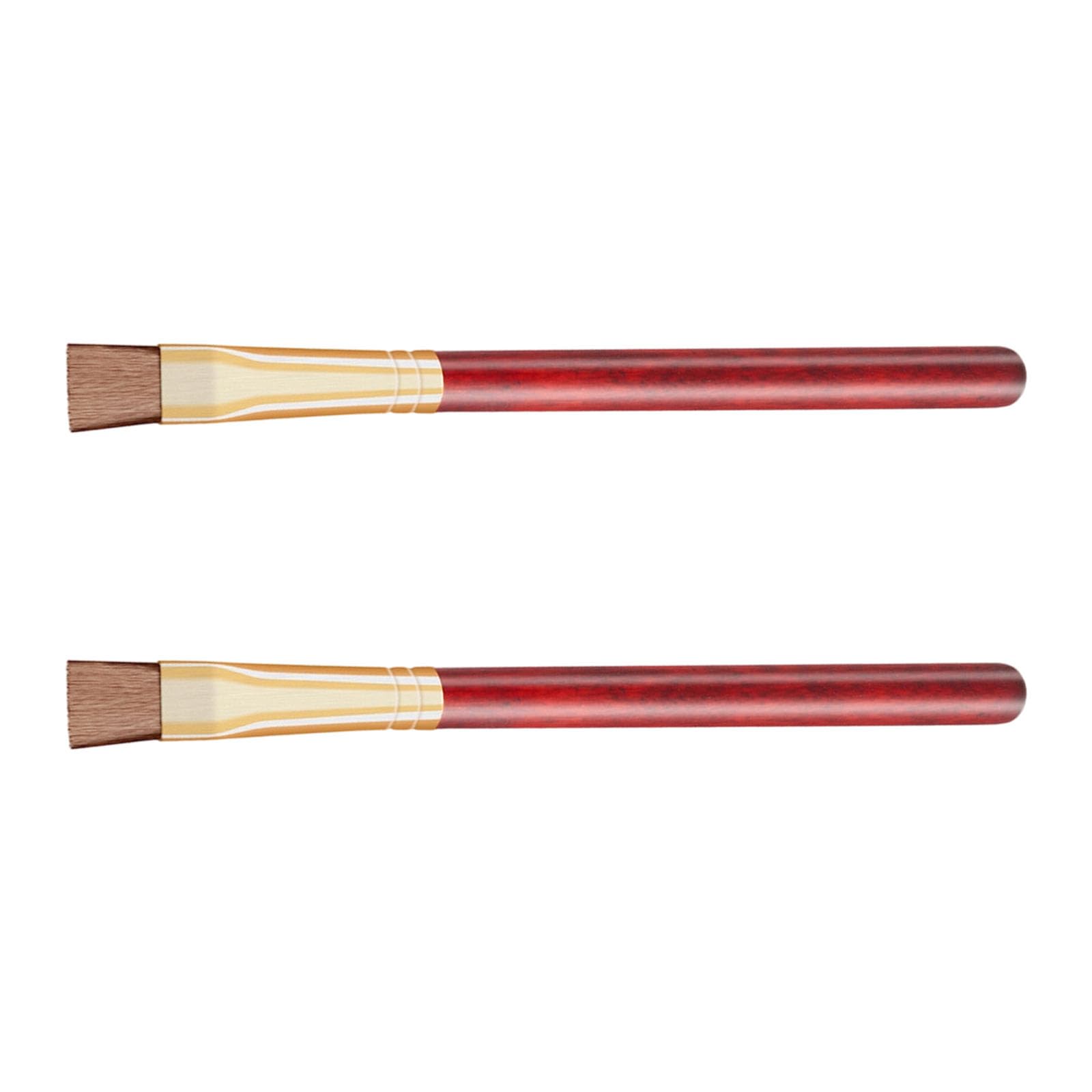 Professional Clock Brushes, Sturdy Wooden Handle & Multi-Bristles for Mechanism Maintenance Double Watch Repair Brushes