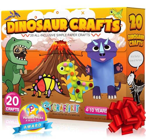 Craftikit 20 Dinosaur Crafts