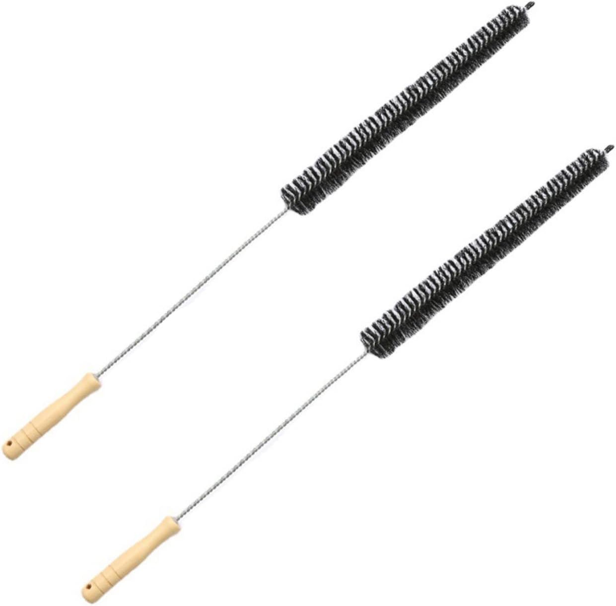 2 Pack Flexible Drain Cleaning Brush, Washing Machine Cleaning Brush for Lint Trap & Pipe, Long Flexible Pipe Cleaner for Sink Drain, Refrigerator Drain Hole & Dryer Vent Cleaning