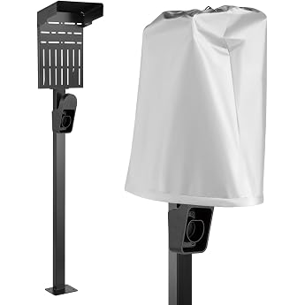 Maclean MCE456 External Stand for EV and PHEV Car Chargers Suitable for Indoor and Outdoor Use Maximum Load up to 15 kg