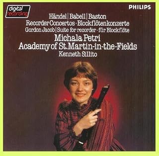 Michala Petri: Recorder Concertos of Handel, William Babell, John Baston, Gordon Jacob (Philips)