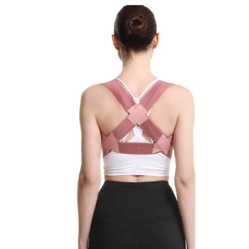 Adjustable Clavicle Posture Corrector Brace Support Belt Back Correction(D,Large-L)