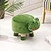 Produktbild Paddia Kreative Fußbank Kleine Bank Kinder Cartoon Tier Hocker Erwachsene Runde Pier Sofa Massivholz Sitz Hocker Hocker Fußbank Abnehmbare Tierform Flanellabdeckung (Zebras) Ostergeschenk
