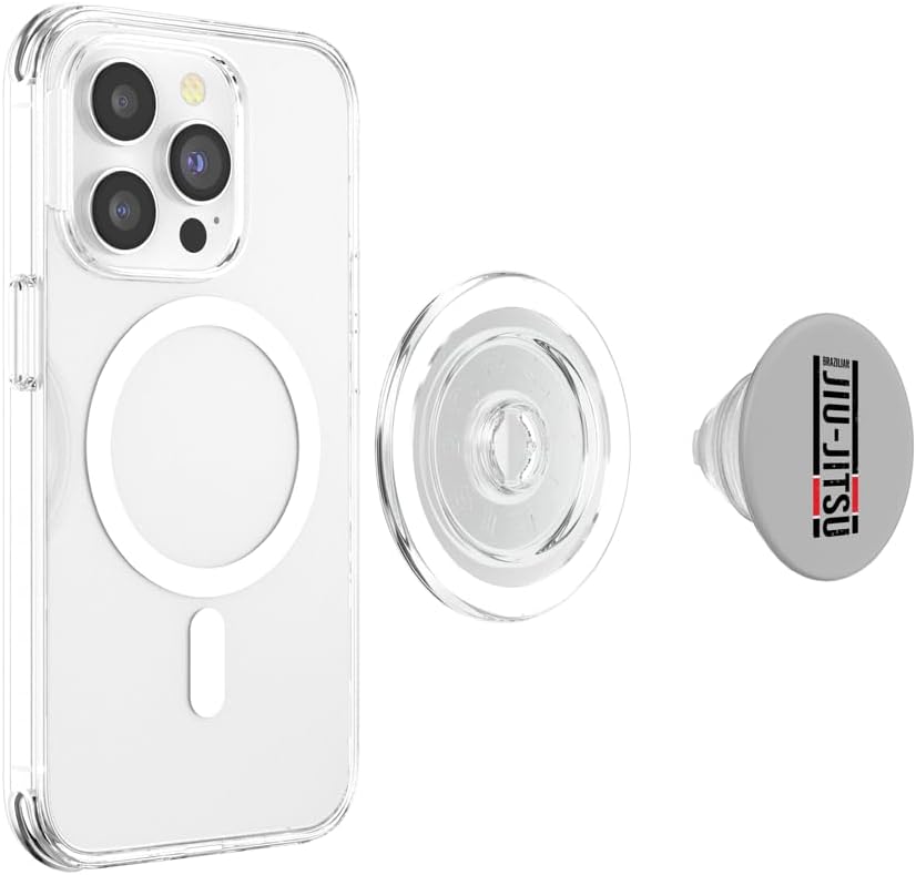 Brazilian Jiu Jitsu Black Belt Cell Phone Accessory BJJ Gift PopSockets MagSafe PopGrip for iPhone