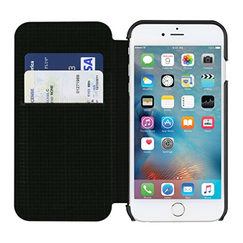 Jack Spade Iphone 6S Plus Case [Shock Absorbing][Textured] Cover Fits Apple Iphone 6 Plus, Iphone 6S Plus - Fulton Black #TOP2