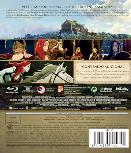 El Señor de los Anillos: La Guerra de los Rohirrim (Blu-ray)