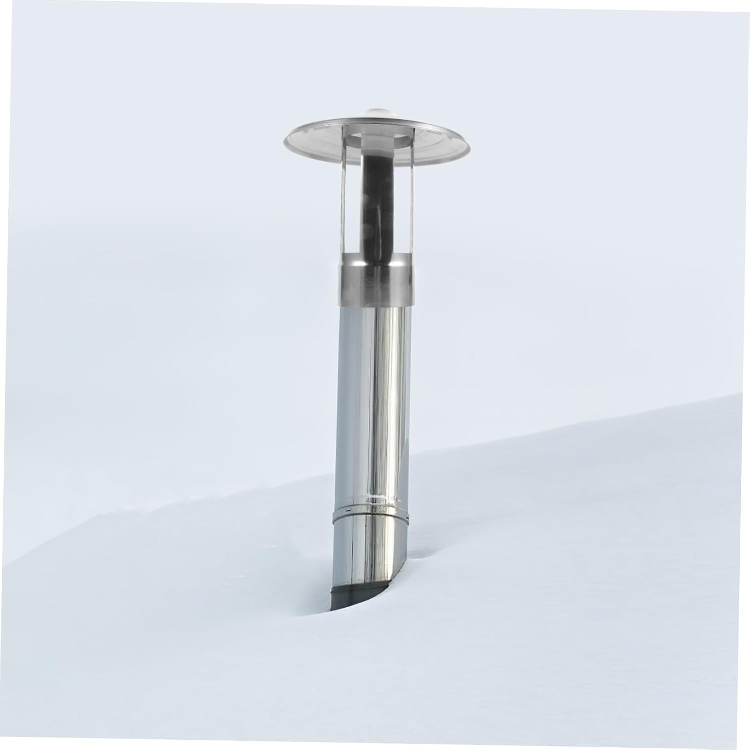 Stainless Steel Chimney Cap Weatherproof Roof Vent Cover Accessory for Fireplace Rain Protector Design Easy to Install