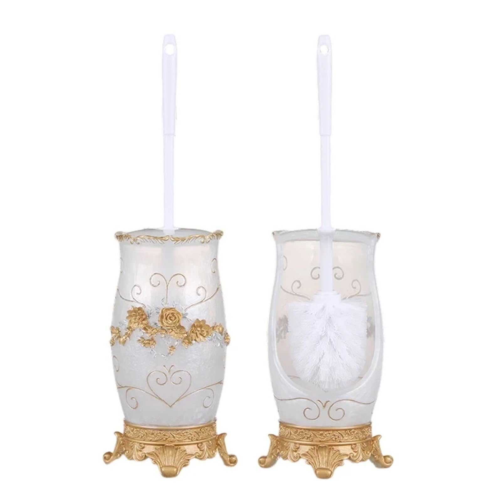 Dispensador de Jabon Juego de baño Resina for el hogar, dispensador jabón, Soporte for Cepillo Dientes, Taza, Plato, Bandeja, Papelera, Almacenamiento(White)