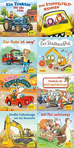Pixi-8er-Set 247: Pixis bunte Fahrzeuge (8x1 Exemplar) (247) Pixi-8er-Set 247: Pixis bunte Fahrzeuge (8x1 Exemplar) (247)