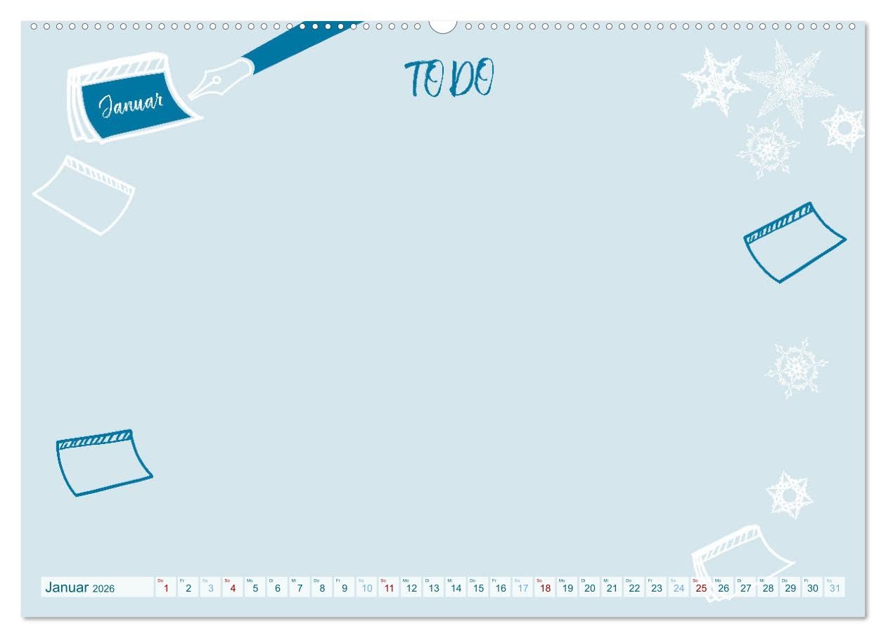 12 x Zettelwirtschaft - Bastelkalender (Wandkalender 2026 DIN A2 quer), CALVENDO Monatskalender: Ein Kalender für Ihre Post-Its - eine aufgeräumte ... für jeden Monat (CALVENDO Lifestyle)