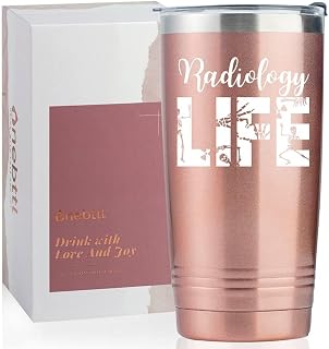 Onebttl Radiology Gifts for Radiologist, Gifts for X-ray Technician on International Day of Radiology, Birthday and Christmas, 20 oz Insulated Stainless Steel Tumbler - Radiology Life
