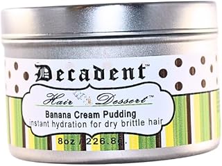 Banana Cream Pudding, 8 oz, Intense Hydration for Dry Hair (Large)