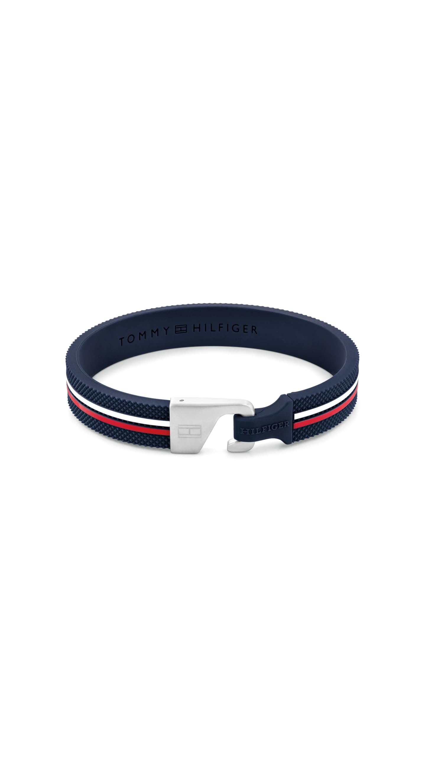 Tommy Hilfiger Biżuteria męska silikonowa bransoletka niebieska - 2790606, Jeden rozmiar, Silikon, Bez kamieni szlachetnych