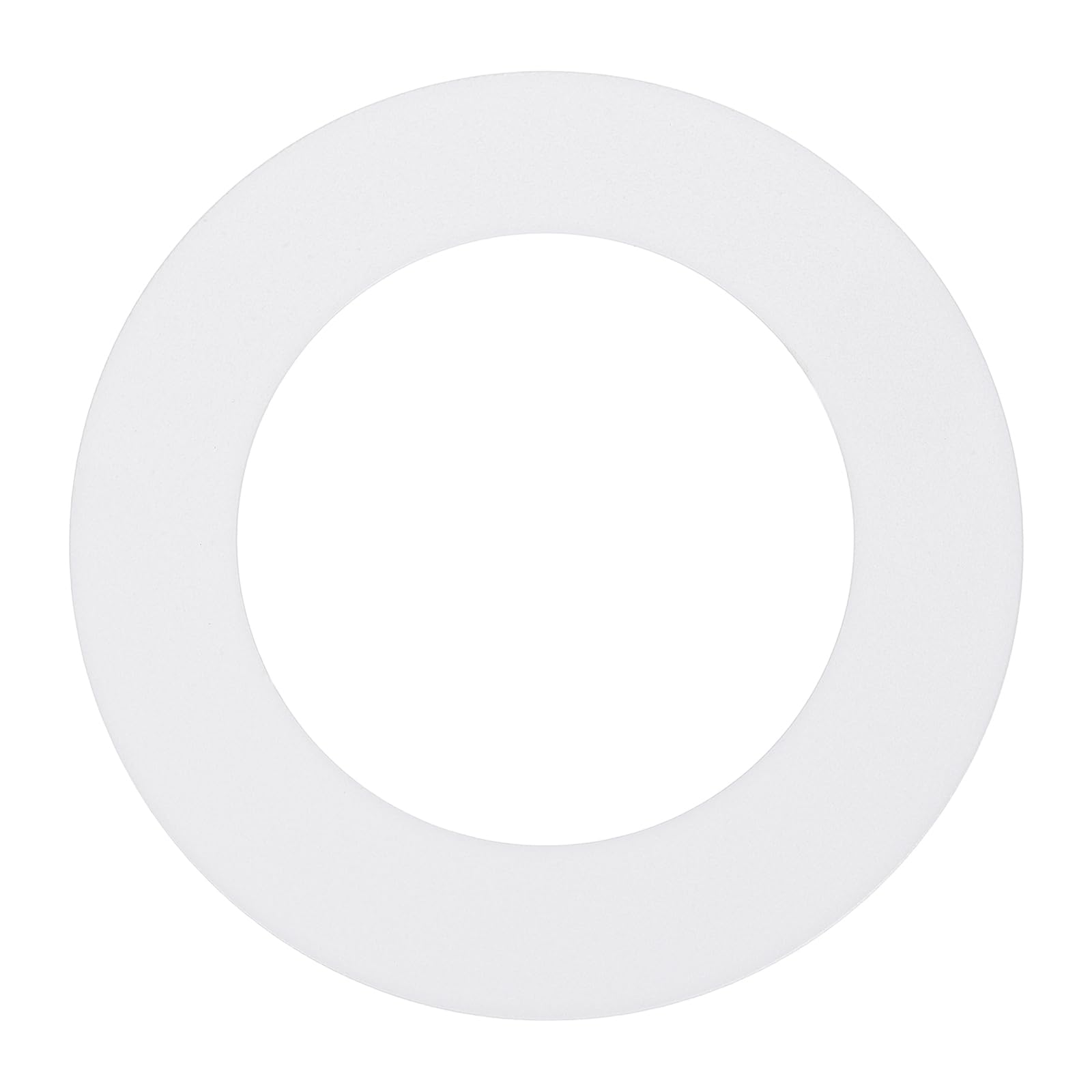 sourcing map Goof Rings for 3" Recessed Light 3.2" ID 4.9" OD Matte White