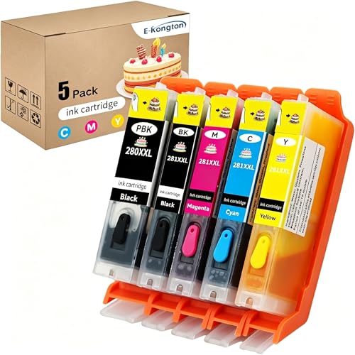 Cartouches PGI-280 CLI-281 pour PIXMA TS6120 TS6220 TS6320 TR8520