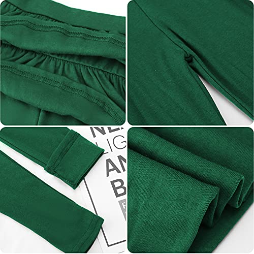 Image of KEREDA Girls Leggings Ruffle Skirt School Uniform Pants Kids Clothes