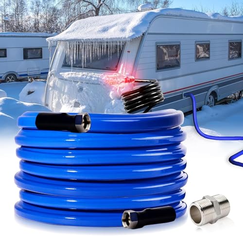 Top 10 Best Heated Hose for Rv Owners in 9 Yurnomy 15FT Heated Water Hose for RV,Rv Heating Water Hose,-45 ℉ Antifreeze Heated Drinking Garden Water Pipe,Rv Accessories for Camper