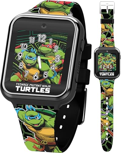 Montre intelligente enfants Tortues Ninja avec podomètre appareil photo et calculatrice