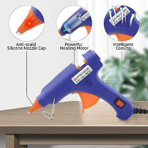 Liumai Hot Glue Gun Kit, Mini Hot Melt Glue Gun For Crafts With 30 Glue Sticks And Carry Case thumb #3