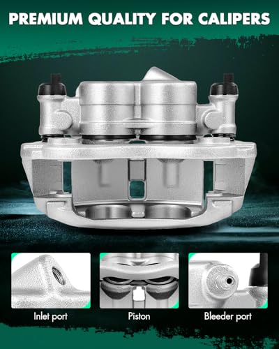 Image of SCITOO 18B5524 Front Left Driver Side Brake Caliper Fit For Ram For ProMaster 1500 2014-2024,For Ram For ProMaster 2500 2014-2024,For Ram For ProMaster 3500 2014-2024, With Bracket,1PC