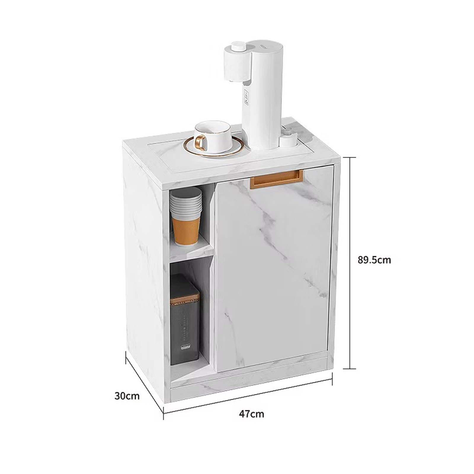 Dyspenser do herbaciarni Instant Water Dispenser Mobile Instant Stolik kawowy domowy bezpośredni podgrzewacz wody pitnej