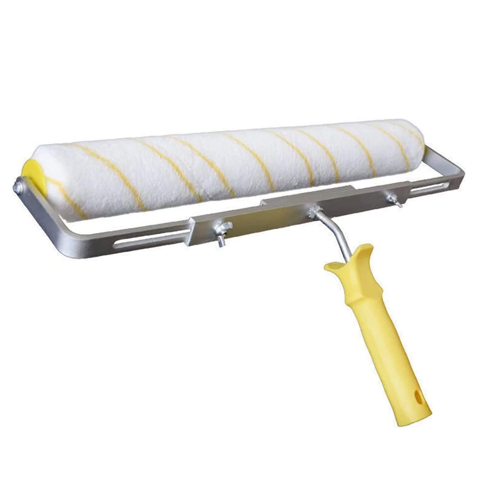 Juego de rodillos de pintura de microfibra de 20 pulgadas con soporte de rodillo expandible, manga larga para pintar paredes y techos