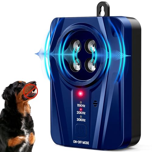 Queenmew Dog Bark Deterrent Devices, Automatic Anti Barking Device with