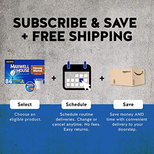 Maxwell House House Blend Medium Roast K-Cup Coffee Pods (84 Pods)