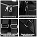 Shengxi Rucksack tasche 2 in 1 damen, Soft Leder handtasche Rucksack für Damen, Damen Freizeit multifunktional rucksack mittelgroß für den täglichen Gebrauch auf Reisen, Arbeit und Schule, schwarz