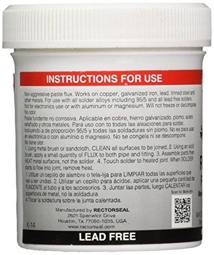 Rectorseal 14010 4-Ounce Nokorode Regular Paste Flux New -supplier-home-gallery