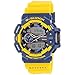 G-Shock GA-400-9B Rotary Switch Mission Stylish Watch - Blue/Yellow / One Size