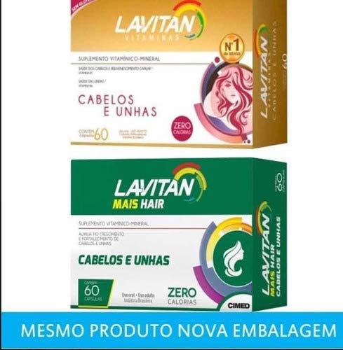 Lavitan Mais Hair Cabelos E Unhas 60 Cápsulas