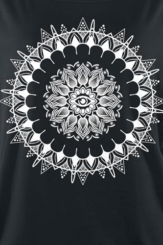 T-Shirt Gothic Di Gothicana By Emp - Can You Read My Mind - S A 5XL - Donna - Nero - 3