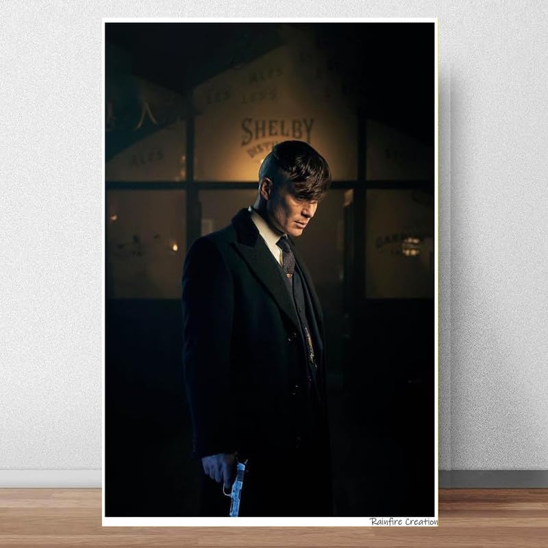 RAINFIRE CREATION Peaky Blinders Poster - Pack of 6-12x18 Inch 300 GSM Unframed Multicolor- Wall Art for Movie Fans, Bedrooms, Living Rooms, Offices- Aesthetic Design (PB006)