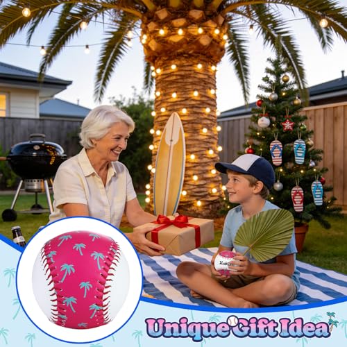 AKAIXI Baseballs PVC 9in Palm Tree Practice Baseball 1 Piece — view 5