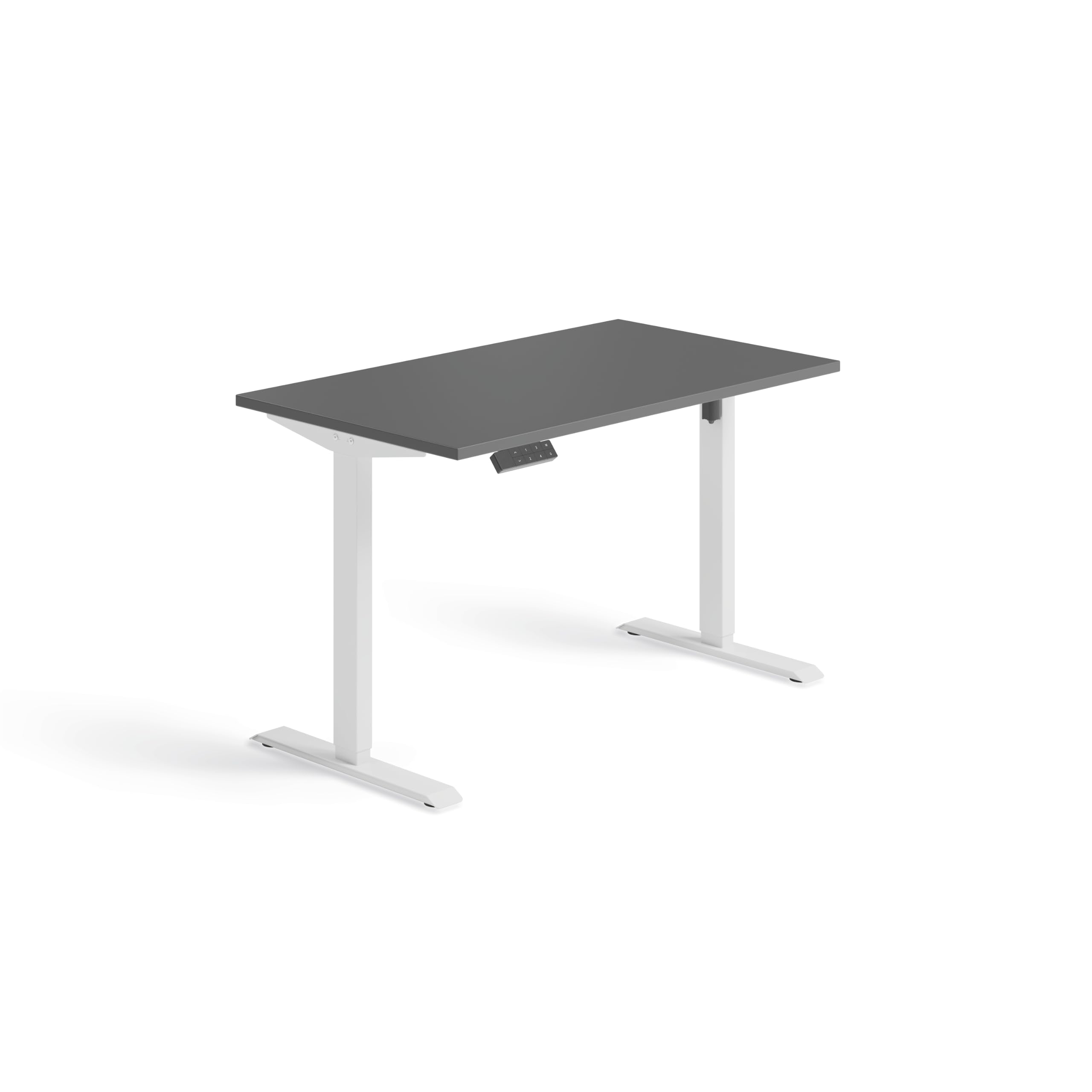 Schnellmontage Elektro-Hubtisch höhenverstellbar, 1200x700x740-1175, Onyx/Weiß
