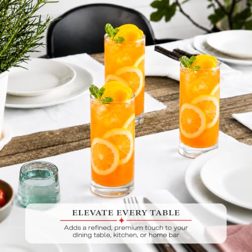 Image of CELLO San Oasis Rocks Glass Set of 6 Pcs 290ml Transparent | Freezer & Fridge Safe Leadfree Dishwasher Safe Toughened Crystal Clear Glasses Set For Drinking Water Juice Milk Cocktail Mocktail Coldrink