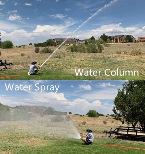 Image of SAFBY Fire Hose Nozzle Thermoplastic Fire Equipment Spray Jet Fog (1.5 inch NST /NH)