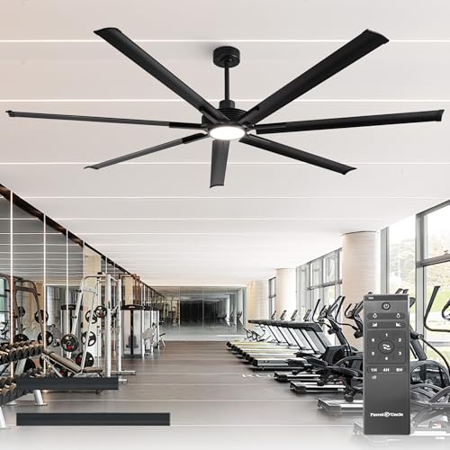 100 Inch Large Ceiling Fan Industrial Ceiling Fan with Light and Remote