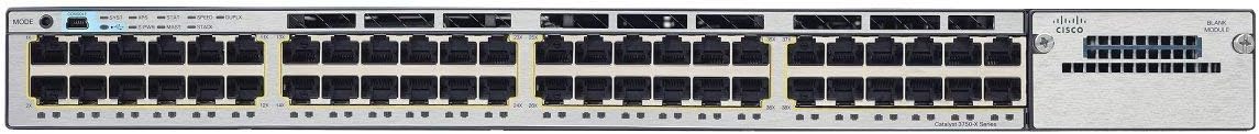 Cisco Catalyst C3750X 48 Port POE Switch WS-C3750X-48PF-S