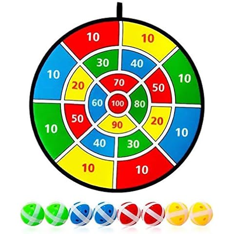 Juego de Diana de Tela y Velcro con 8 Bolas Cover