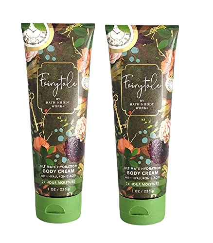 Bath and Body Works Fairytale Body Cream Ultimate Hydration Gift Set For Women 2 Pack 8 Oz. (Fairytale)