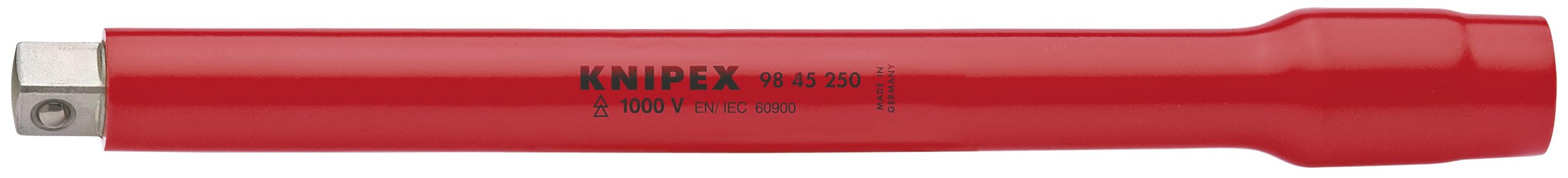 Rallonge isolée Knipex 98 45 250 de haute précision pour travaux électriques