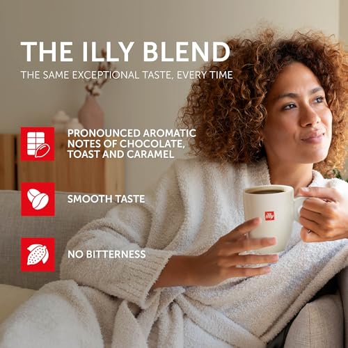 Illy Whole Bean Coffee, Intenso Bold Roast - Bold & Flavorful - 100% Arabica - Whole Beans - Pressurized Packaging Sealed for Freshness - 8.8oz can (Pack of 6) - Thumbnail 5