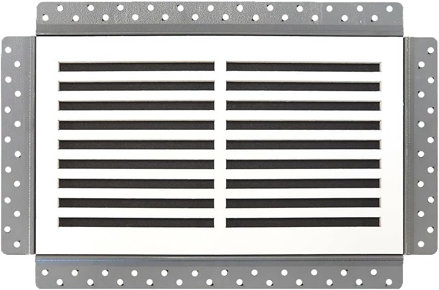 Best 30″ x 8″ Invisagrille Flush Removable Cold Air Return Magnetic Vent Cover for Wall, Fiber Reinforced Cement Board Grill, HVAC Paintable Vent Cover with Impact Resistant Primer, BA-IG-MAG-C