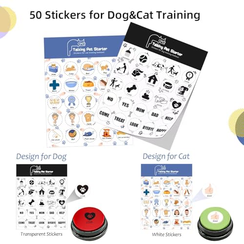 Dog Training Buttons and Stickers