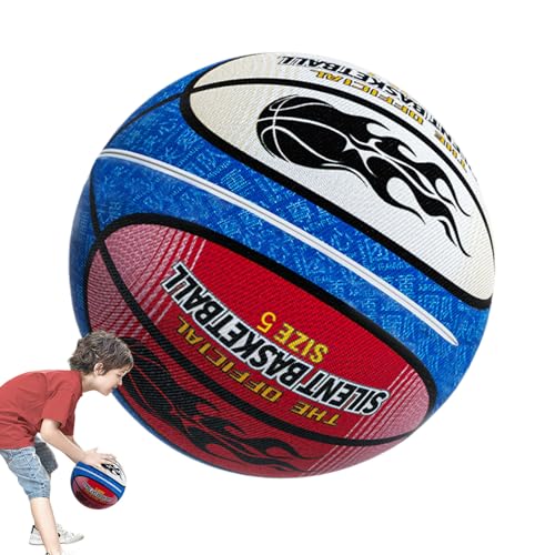 Basket-Ball en Mousse sans Son Teksome : Ballon Silencieux d'Intérieur pour Enfants