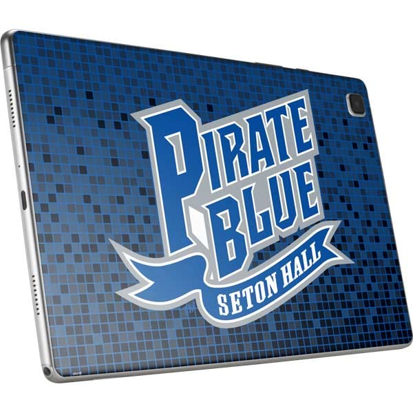 Skinit Tablet Decal Skin Compatible with Samsung Galaxy Tab A7 (2021) - Officially Licensed Pirate Blue Seton Hall Design