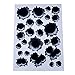 WHHHuan 1pc Adesivi per Auto 3D Foro Proiettile 3D Decalcomania Decalcomania Auto-Copre Moto Scratch Realistic Bullet Hole Hole Adesivi Impermeabili (Colore : Type 4)